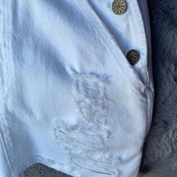 Mumu Blue denim overall skirt - Picture 2 of 2